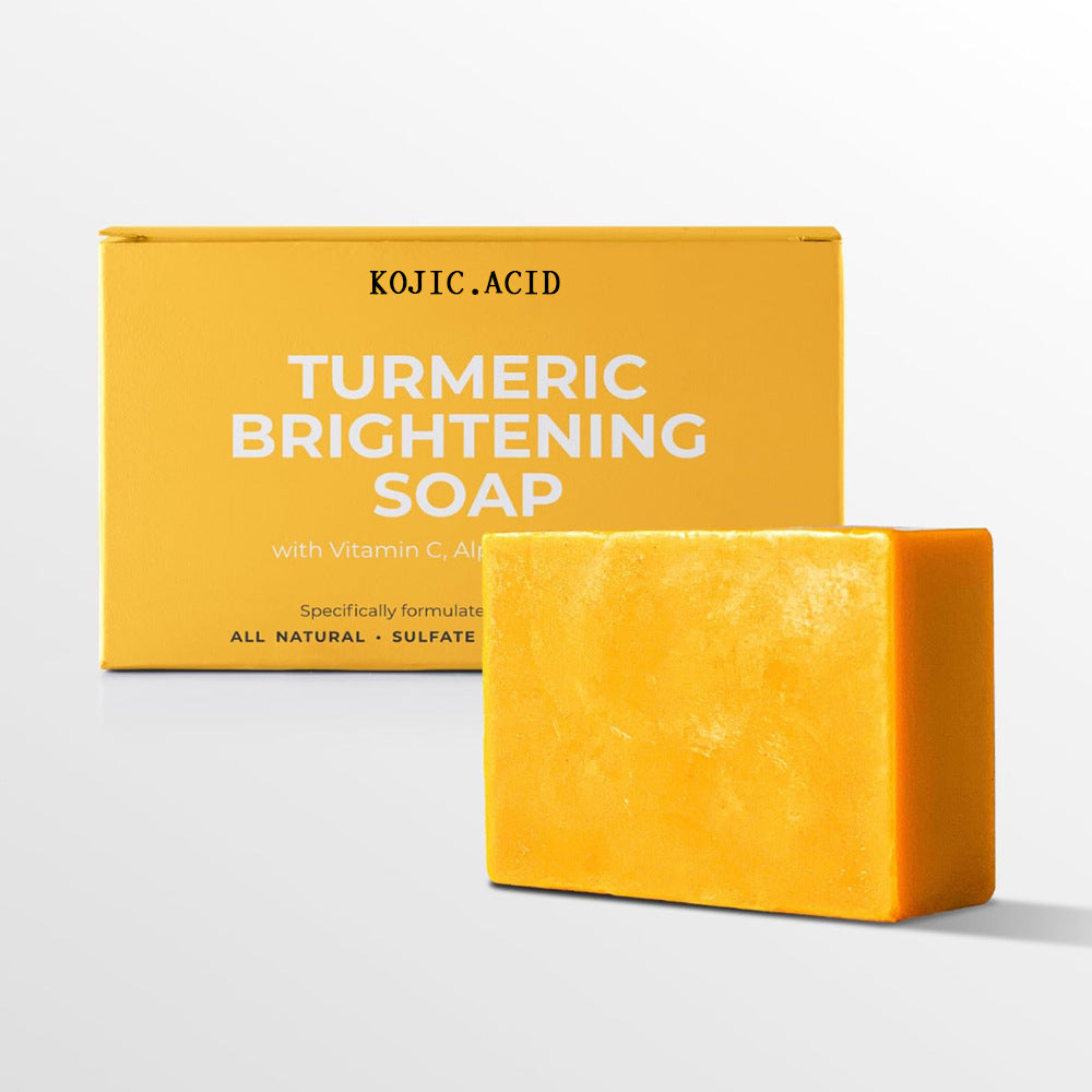 πΏ Turmeric Kojic Acid Soap Bar β Natural Dark Spot Remover & Skin Brightening Cleanser