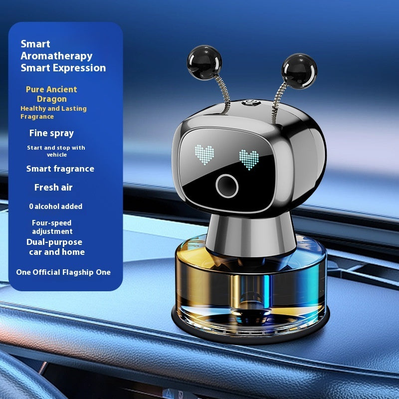 Refreshing Car Scent Diffuser & Air Purifier with Elegant Decorations