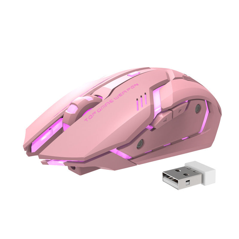 Silent Precision Wireless Gaming Mouse with Advanced Charging Tech