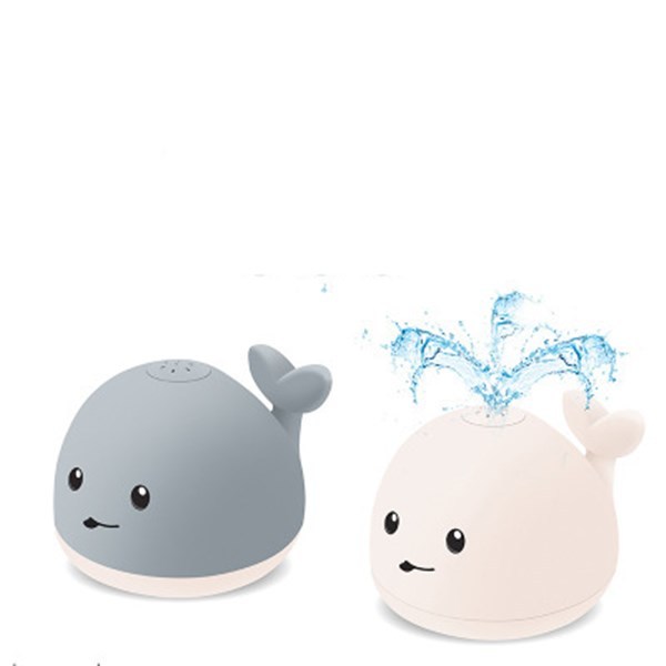 🐳 Baby Whale Sprinkler Bath Toy with LED Light & Music