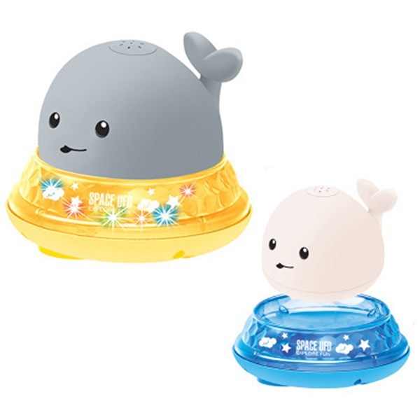 🐳 Baby Whale Sprinkler Bath Toy with LED Light & Music
