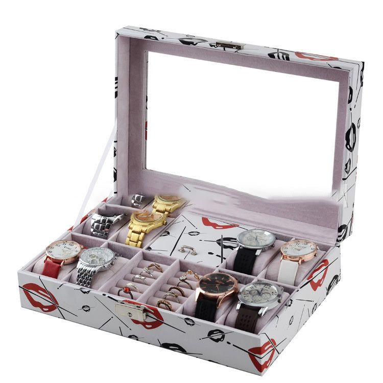 💄 Women’s Makeup Organizer Box – DIY Storage Desk Case with PU Leather Finish