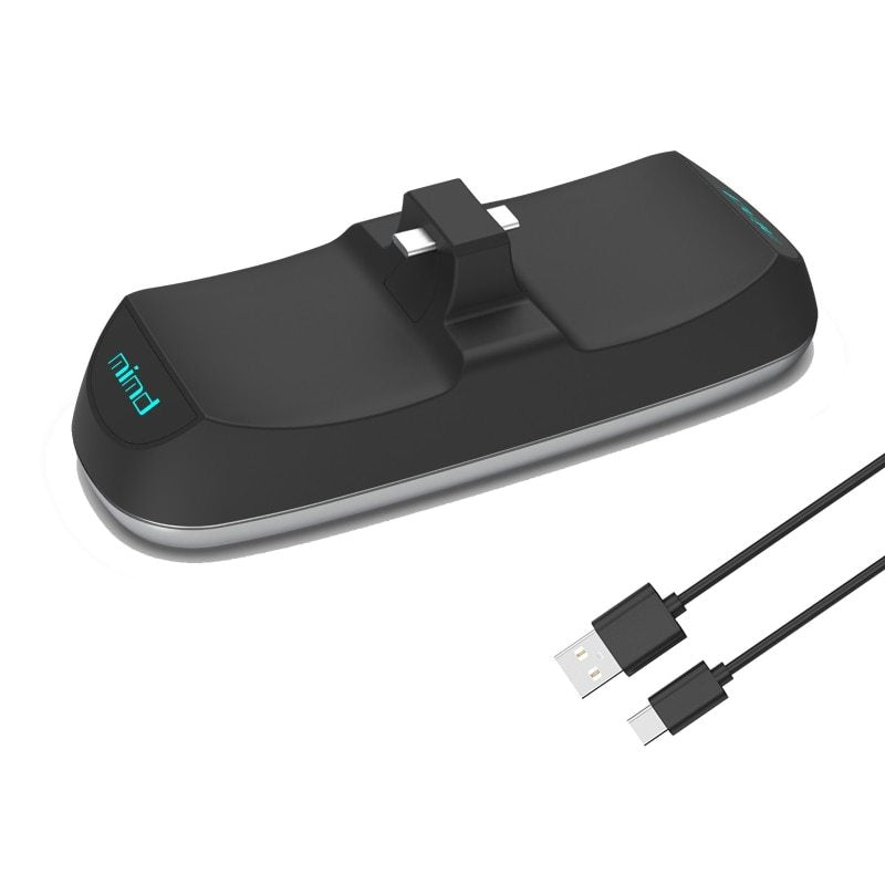 Dual PS5 Wireless Controller Charging Dock - Seamless Gaming Power