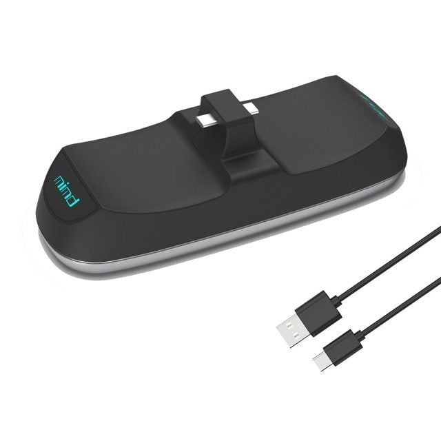 Dual PS5 Wireless Controller Charging Dock - Seamless Gaming Power