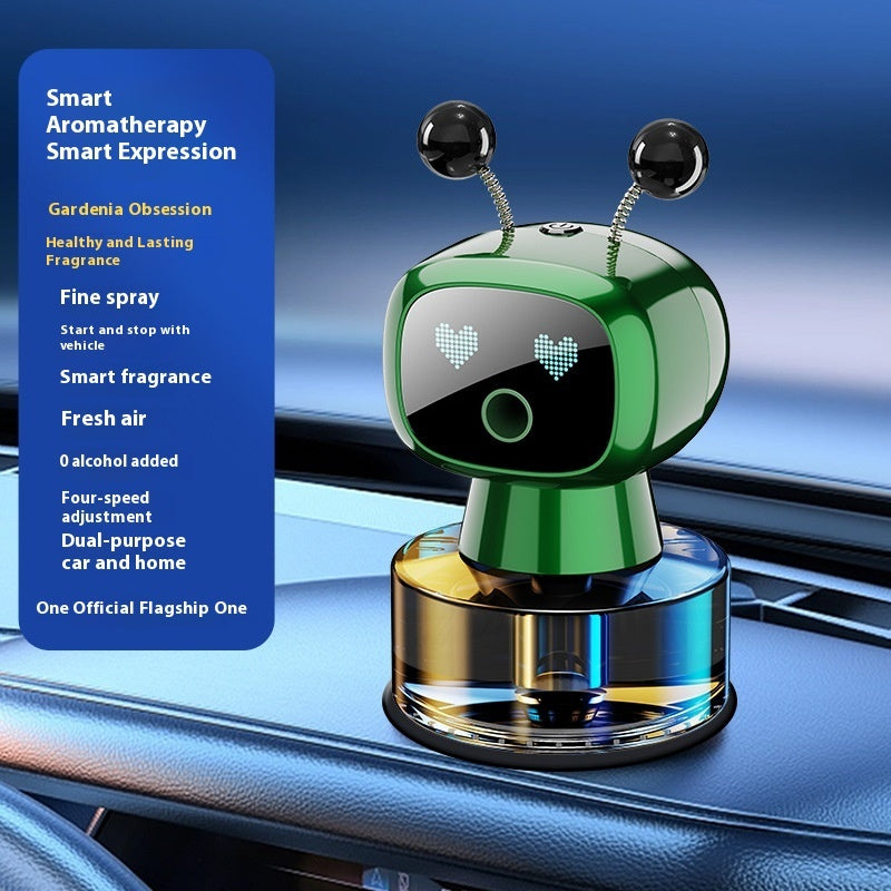 Refreshing Car Scent Diffuser & Air Purifier with Elegant Decorations