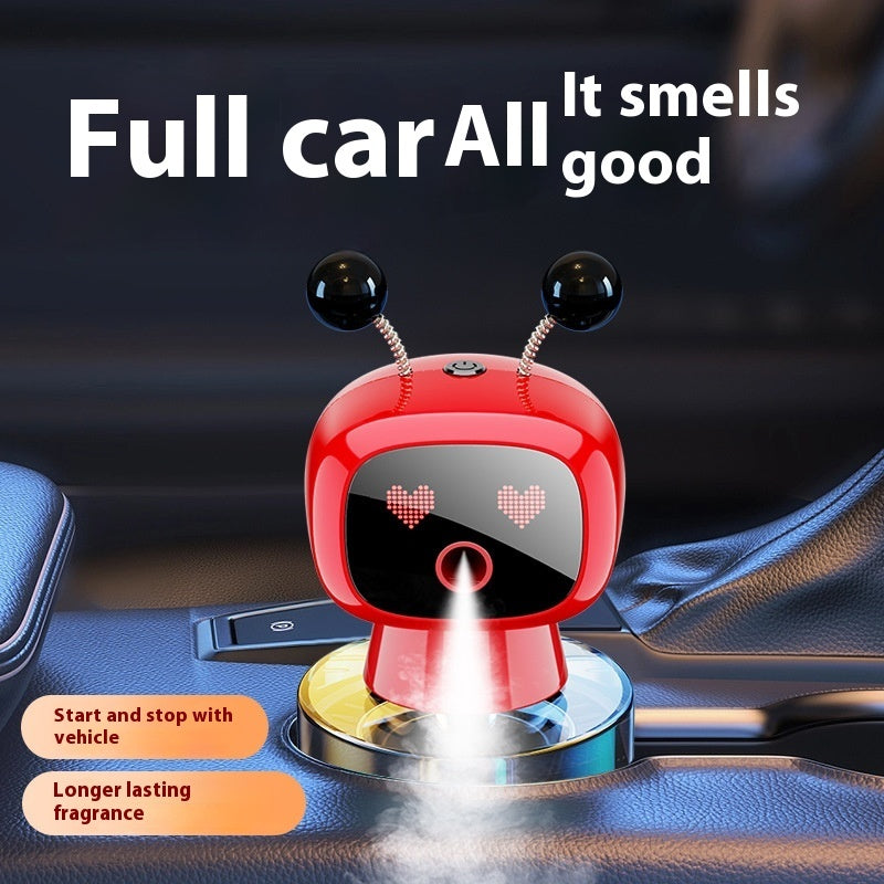 Refreshing Car Scent Diffuser & Air Purifier with Elegant Decorations