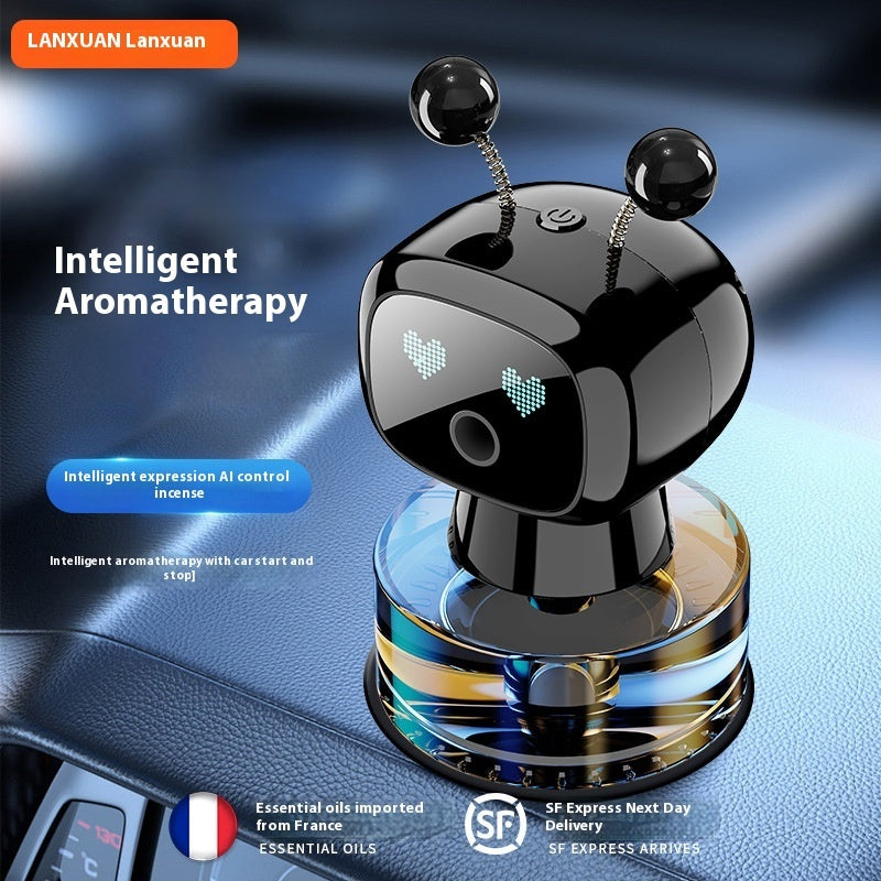Refreshing Car Scent Diffuser & Air Purifier with Elegant Decorations