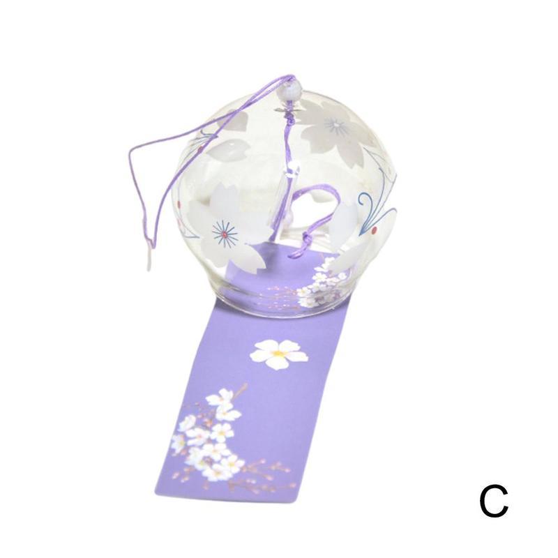 Cherry Blossom Wind Chimes Birthday Gift Glass Ornament Ideas