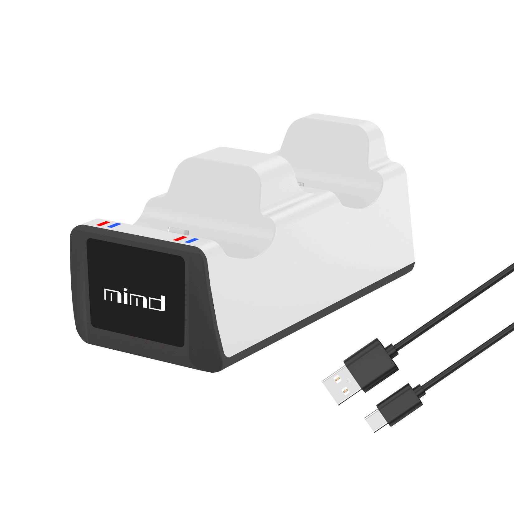 Dual PS5 Wireless Controller Charging Dock - Seamless Gaming Power
