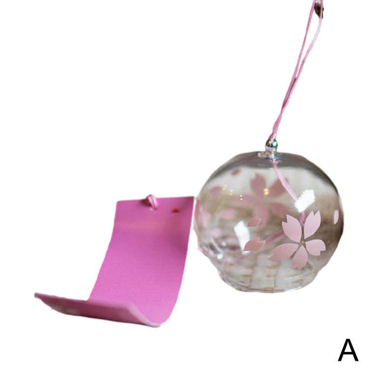 Cherry Blossom Wind Chimes Birthday Gift Glass Ornament Ideas