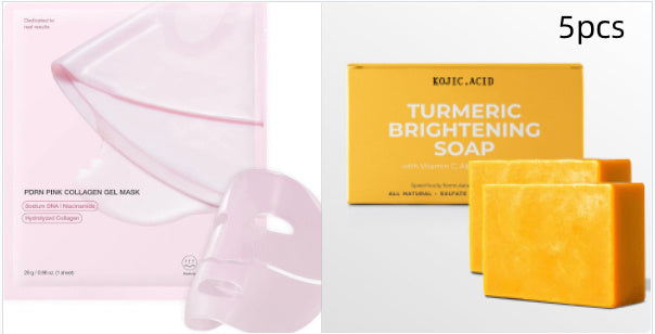 🌿 Turmeric Kojic Acid Soap Bar – Natural Dark Spot Remover & Skin Brightening Cleanser