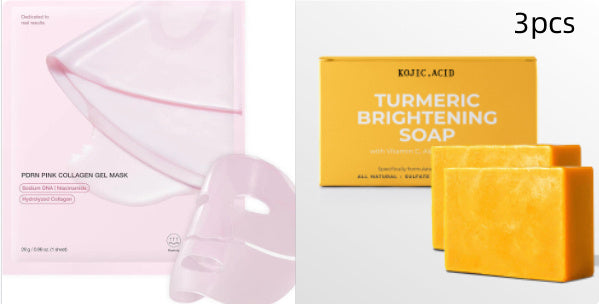 🌿 Turmeric Kojic Acid Soap Bar – Natural Dark Spot Remover & Skin Brightening Cleanser