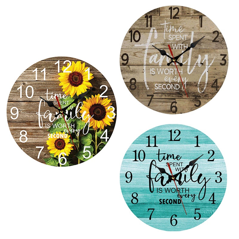 Simple Wood Grain Clock Amazon Best Selling Wall Clock