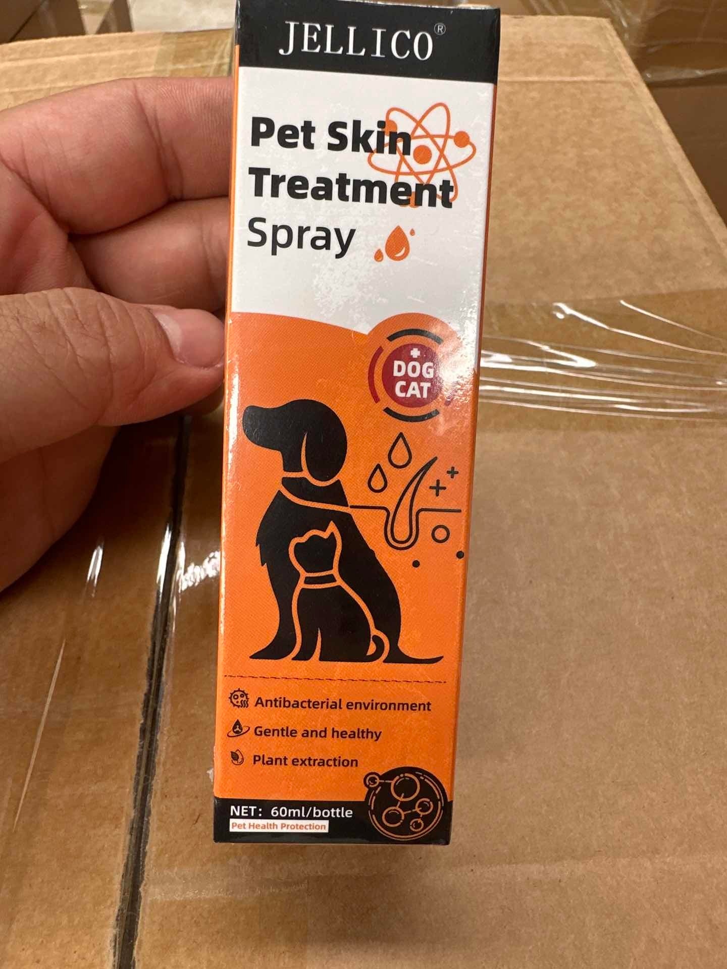 Pet Skin Care Spray for Dogs & Cats – Anti-Itch, Hair Loss & Moss Relief Formula