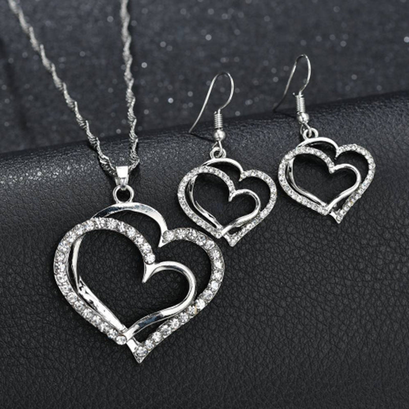 Exquisite European & American Luxe Bridal Jewellery Set – A Sophisticated Touch for Wedding Dinners & Elegant Gowns