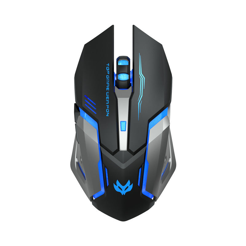 Silent Precision Wireless Gaming Mouse with Advanced Charging Tech