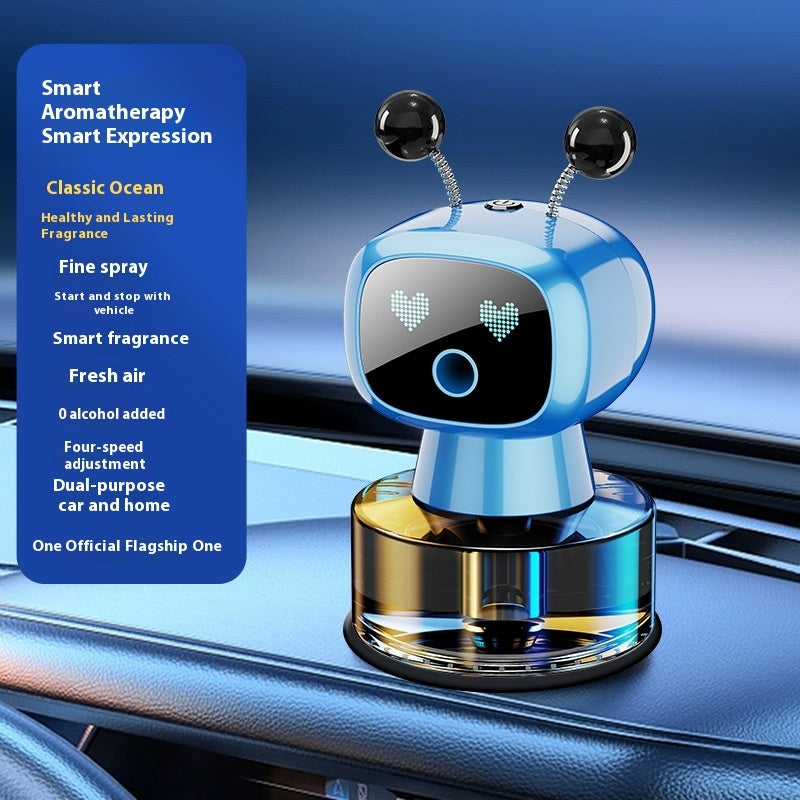 Refreshing Car Scent Diffuser & Air Purifier with Elegant Decorations