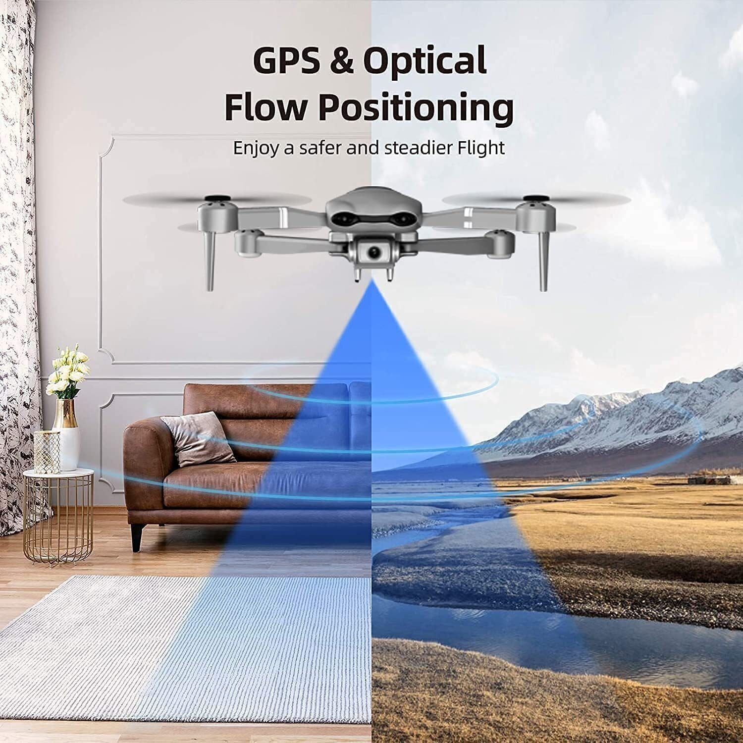2025 Rc Quadcopter RC Drone 5G WIFI 4K Camera GPS FPV 2Batteries With Bag ,Drones Suitable For Beginners,Logistics Is Randomly Sent By UPS,USPS,FEDEX,Amazon Logistics.