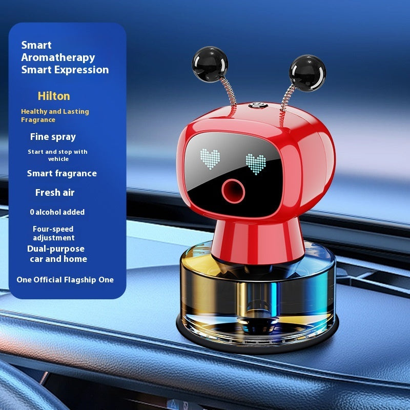 Refreshing Car Scent Diffuser & Air Purifier with Elegant Decorations