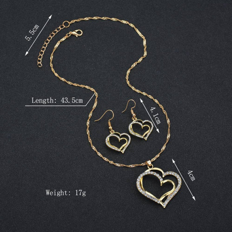 Exquisite European & American Luxe Bridal Jewellery Set – A Sophisticated Touch for Wedding Dinners & Elegant Gowns