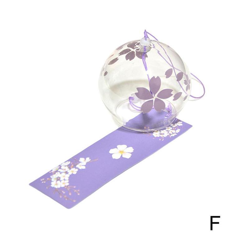 Cherry Blossom Wind Chimes Birthday Gift Glass Ornament Ideas